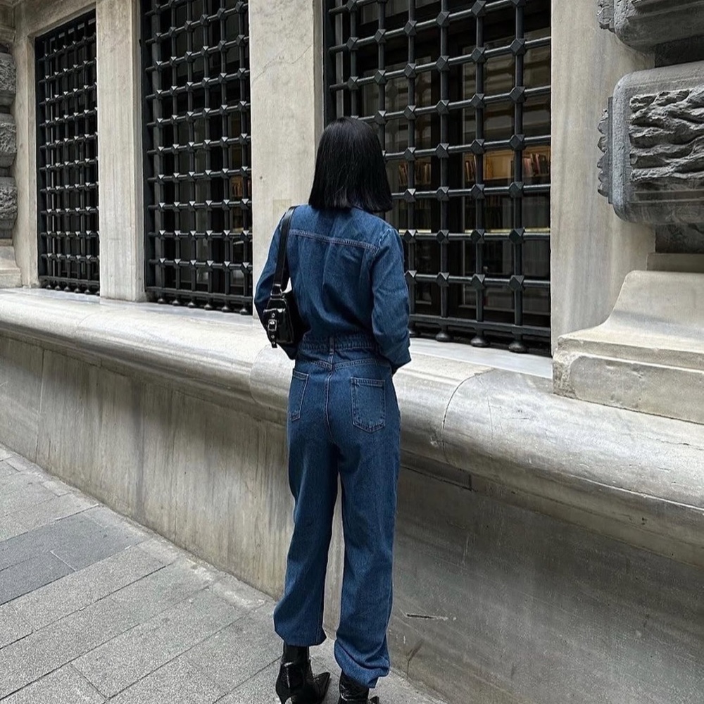 Denim Jumpsuit for women - Picture 7 of 9